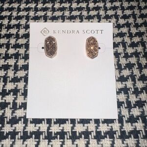 Kendra Scott Rose-gold Stud Earrings